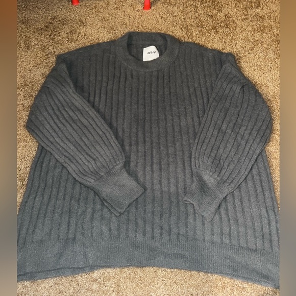aerie Sweaters - Oversized Medium green/gray sweater aerie